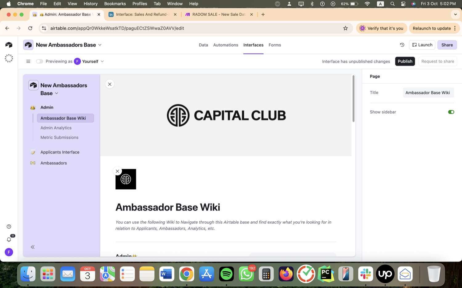 Creator Ambassador Program Ops - Airtable, Make.com & Zapier screenshot 23